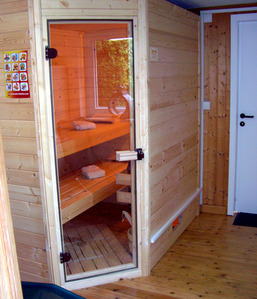 Sauna mit Ruhebereich